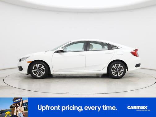 White 2018 Honda Civic LX