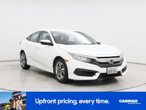 White 2018 Honda Civic LX