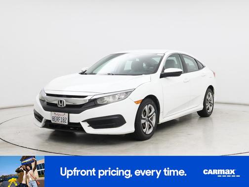 White 2018 Honda Civic LX