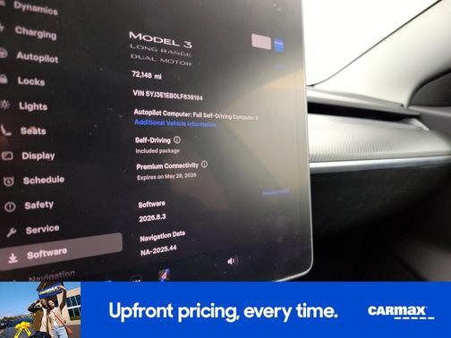 Blue 2020 Tesla Model 3 Long Range