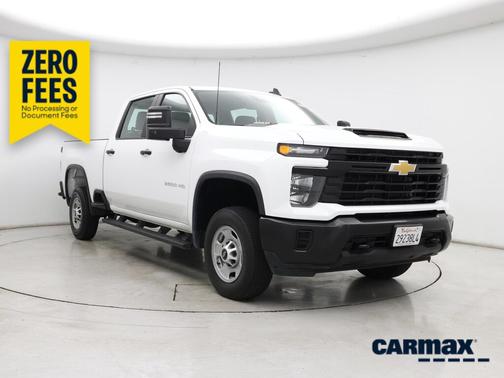 White 2024 Chevrolet Silverado 2500 Work Truck