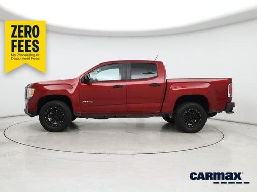 Red 2021 GMC Canyon AT4