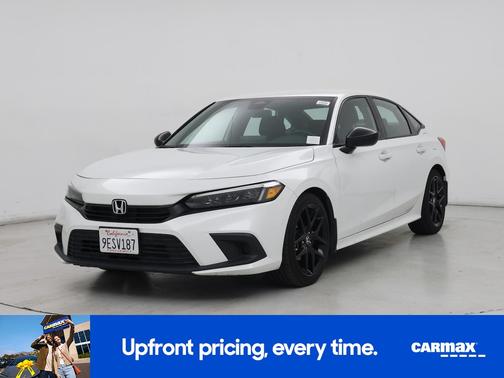 White 2023 Honda Civic Sport