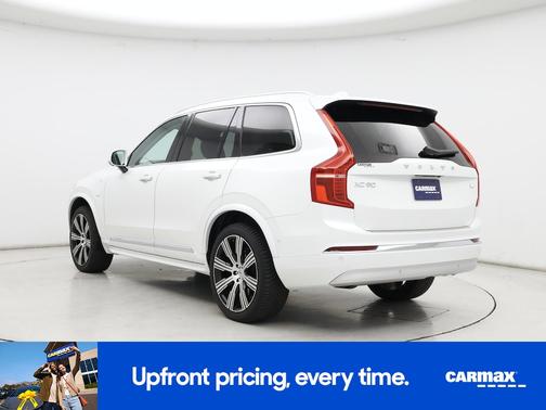 White 2022 Volvo XC90 Recharge Plug-In Hybrid T8 Inscription Ext Range