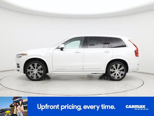 White 2022 Volvo XC90 Recharge Plug-In Hybrid T8 Inscription Ext Range