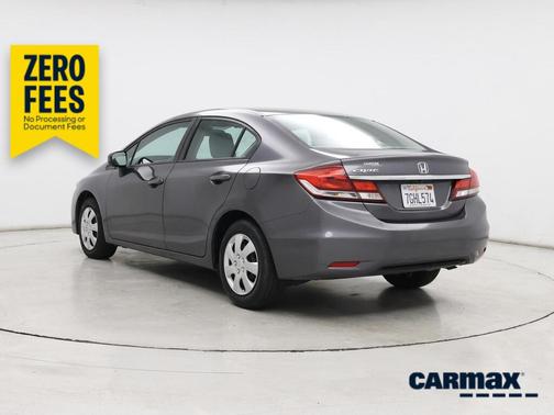 Gray 2014 Honda Civic LX