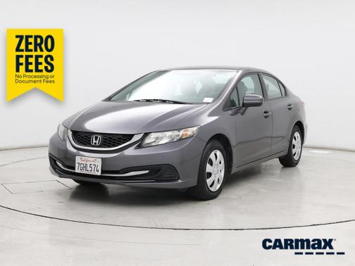 Gray 2014 Honda Civic LX