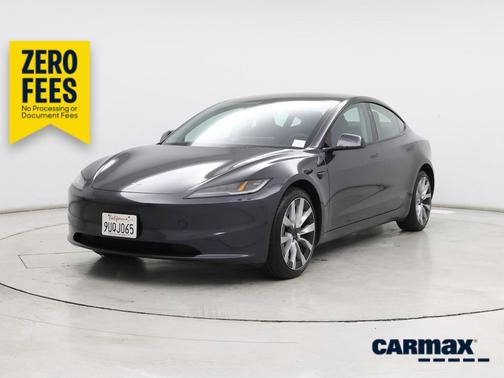 Gray 2025 Tesla Model 3 Long Range