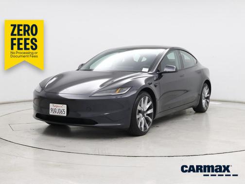 Gray 2025 Tesla Model 3 Long Range