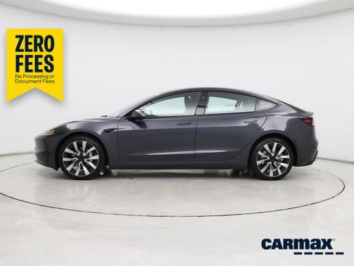 Gray 2025 Tesla Model 3 Long Range