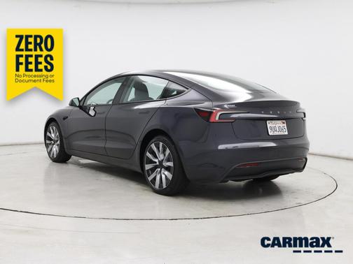 Gray 2025 Tesla Model 3 Long Range