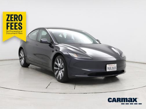 Gray 2025 Tesla Model 3 Long Range