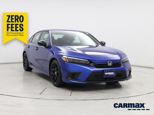 Blue 2023 Honda Civic Sport