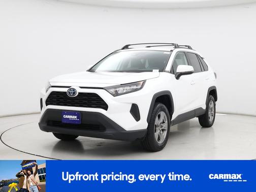 White 2022 Toyota RAV4 Hybrid LE