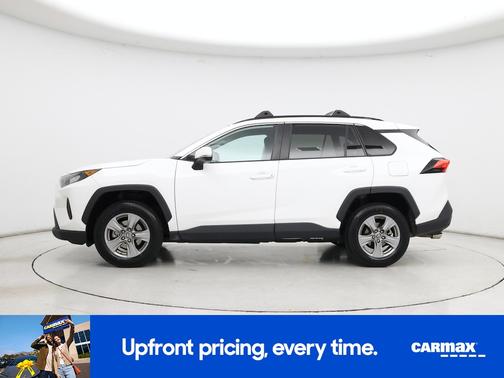White 2022 Toyota RAV4 Hybrid LE