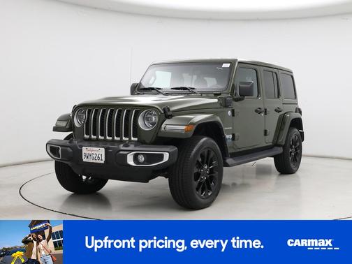 Green 2021 Jeep Wrangler Unlimited 4xe Unlimited Sahara