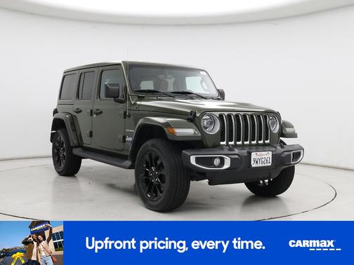 Green 2021 Jeep Wrangler Unlimited 4xe Unlimited Sahara