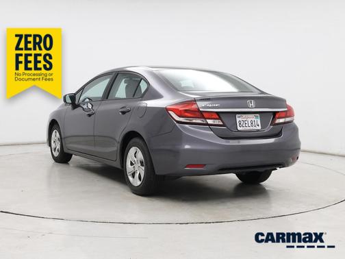 Gray 2015 Honda Civic LX
