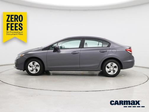 Gray 2015 Honda Civic LX