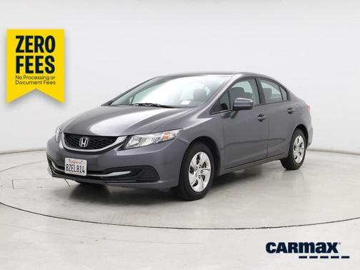 Gray 2015 Honda Civic LX