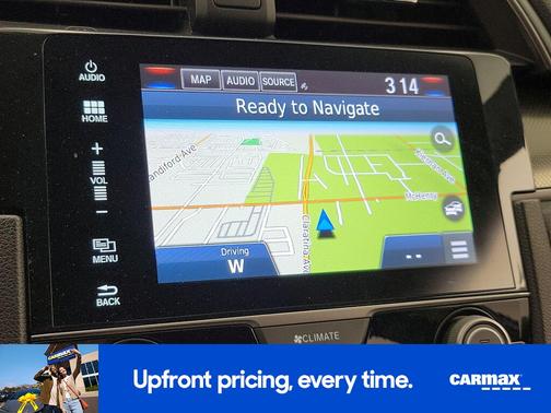 Blue 2018 Honda Civic EX-L