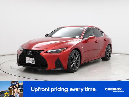 Red 2023 Lexus IS 350 F-Sport