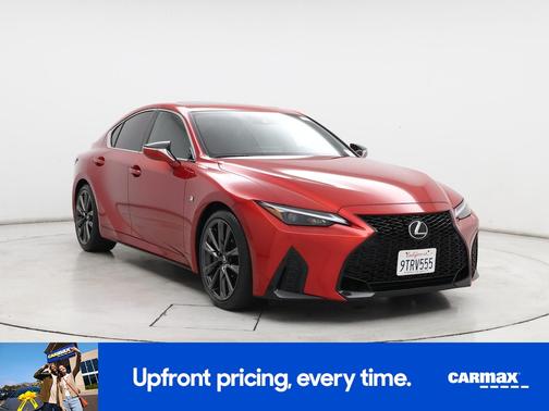 Red 2023 Lexus IS 350 F-Sport