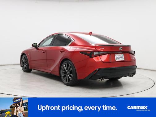 Red 2023 Lexus IS 350 F-Sport