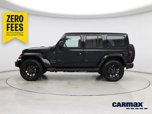 Black 2025 Jeep Wrangler 4xe Sahara