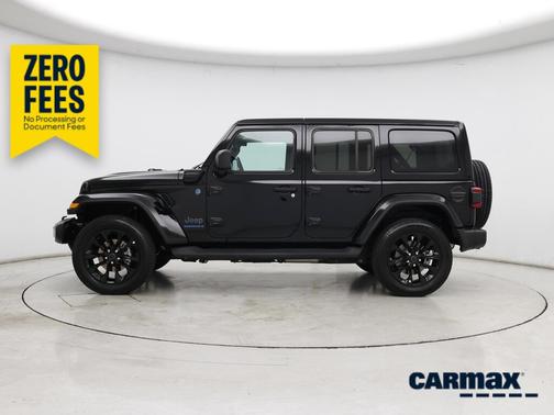 Black 2025 Jeep Wrangler 4xe Sahara