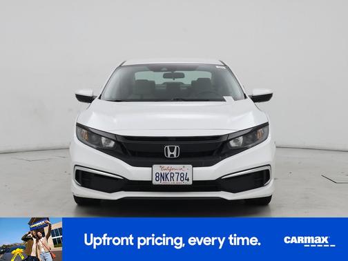 White 2020 Honda Civic LX