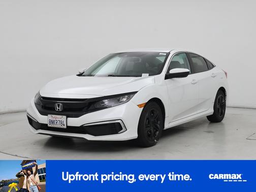 White 2020 Honda Civic LX