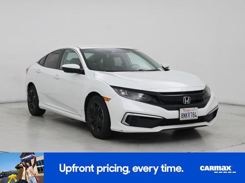 White 2020 Honda Civic LX
