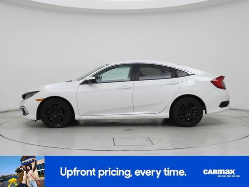 White 2020 Honda Civic LX