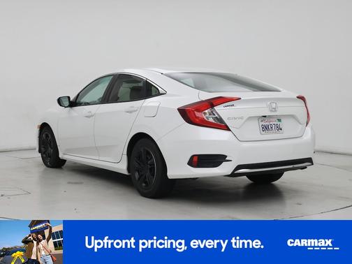 White 2020 Honda Civic LX