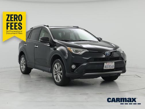 Black 2018 Toyota RAV4 Hybrid Limited