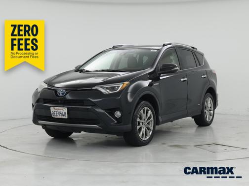 Black 2018 Toyota RAV4 Hybrid Limited