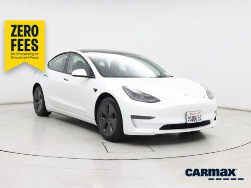 White 2023 Tesla Model 3
