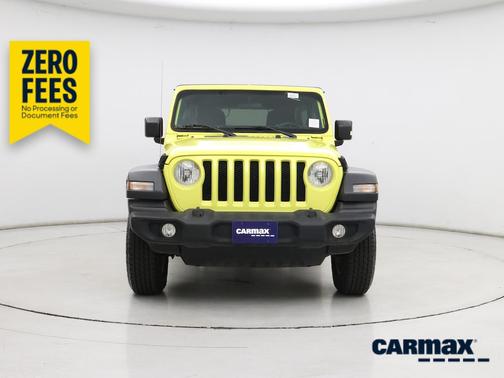 Yellow 2023 Jeep Wrangler Unlimited Sport S