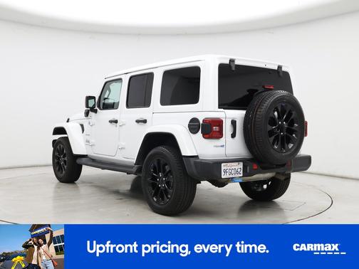 White 2023 Jeep Wrangler 4xe Unlimited Sahara