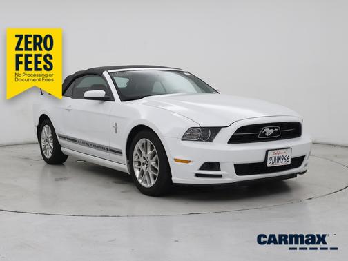 White 2014 Ford Mustang Premium