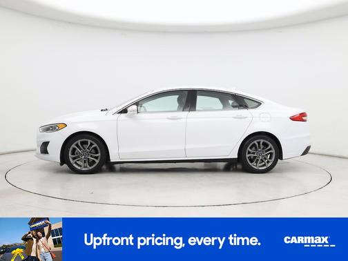 White 2019 Ford Fusion SEL