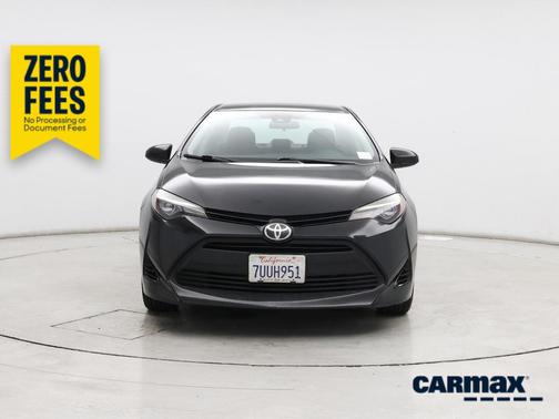 Black 2017 Toyota Corolla LE