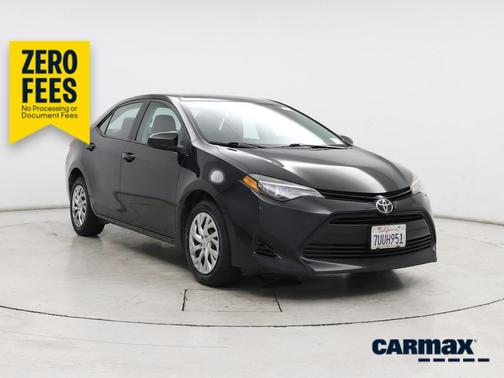 Black 2017 Toyota Corolla LE