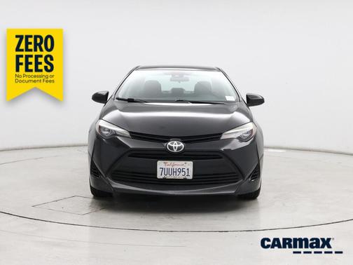 Black 2017 Toyota Corolla LE