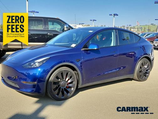 Blue 2023 Tesla Model Y Performance