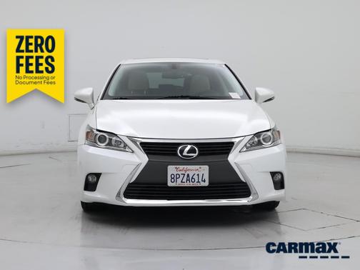 White 2017 Lexus CT 200h