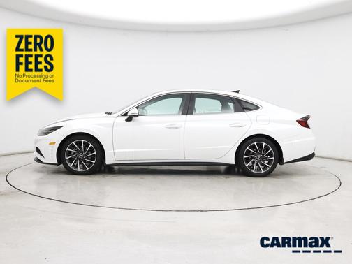 White 2022 Hyundai SONATA Limited