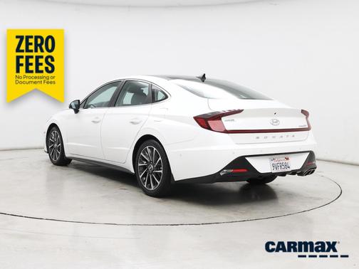 White 2022 Hyundai SONATA Limited