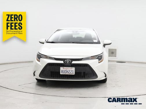 White 2021 Toyota Corolla LE